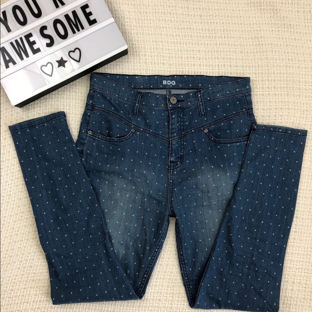 high-waisted jeans from Urban Outfitter's BDG.
